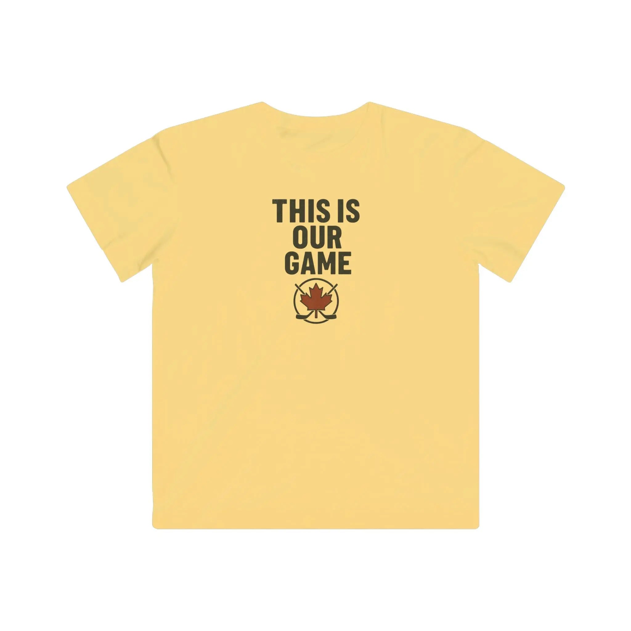 This Is Our Game Youth T-Shirt – Canadian Maple Leaf Tee