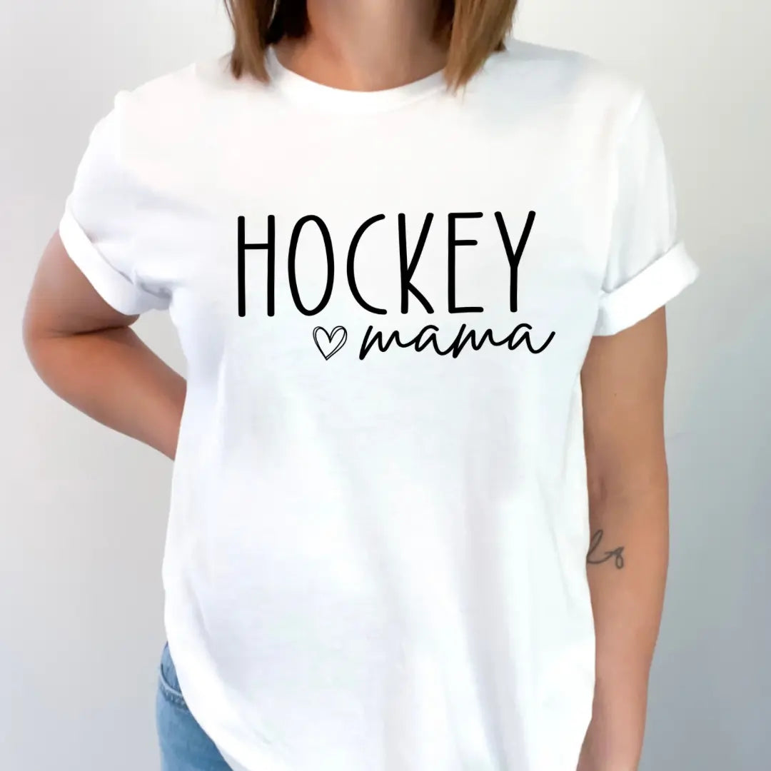 Hockey Mama Shirt, Crewneck Sweatshirt & Hoodie – Rustic Girls