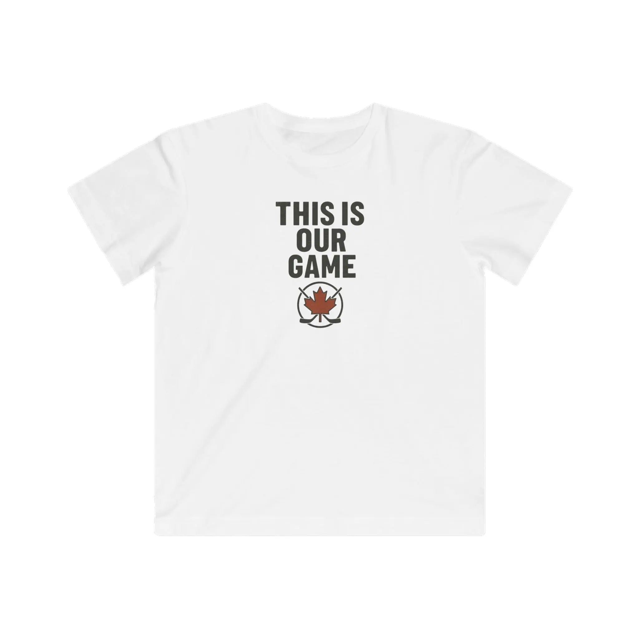 This Is Our Game Youth T-Shirt – Canadian Maple Leaf Tee