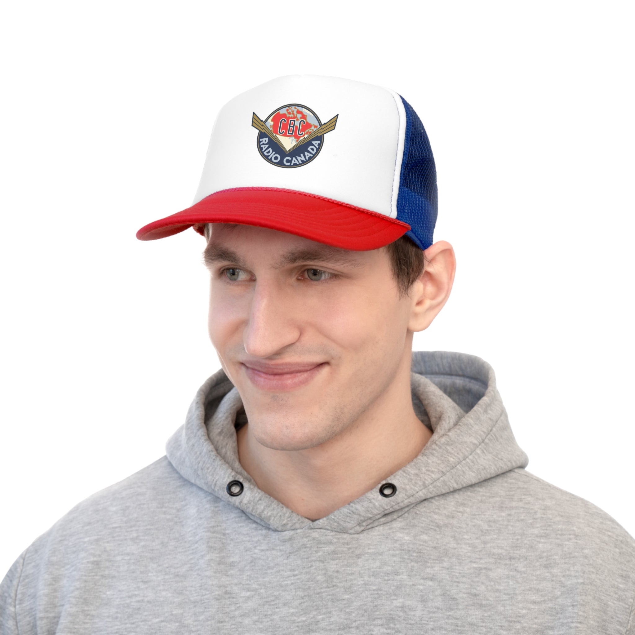 CBC Radio Canada Retro Logo Trucker Cap, Canadian Nostalgia, Officially Licensed CBC Trucker Hat