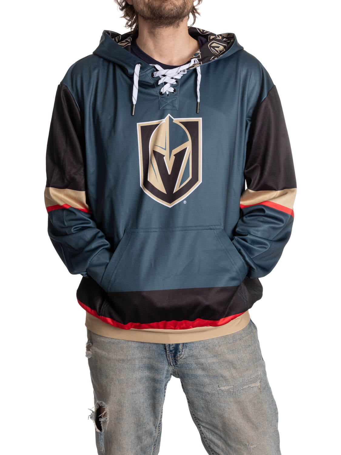 Vegas Golden Knights Hockey Lace Hoodie