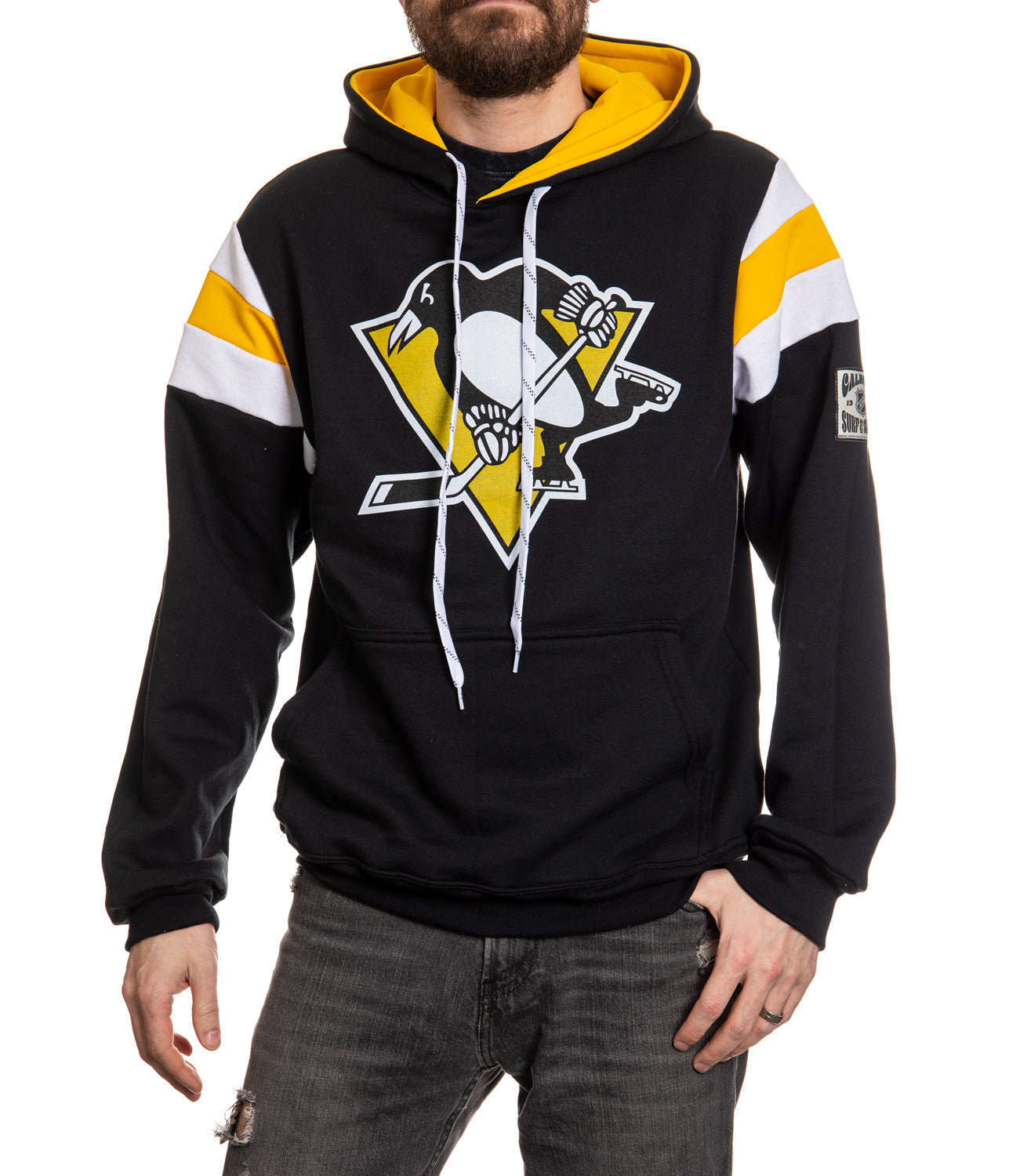 Pittsburgh Penguins Varsity Retro Style Hoodie