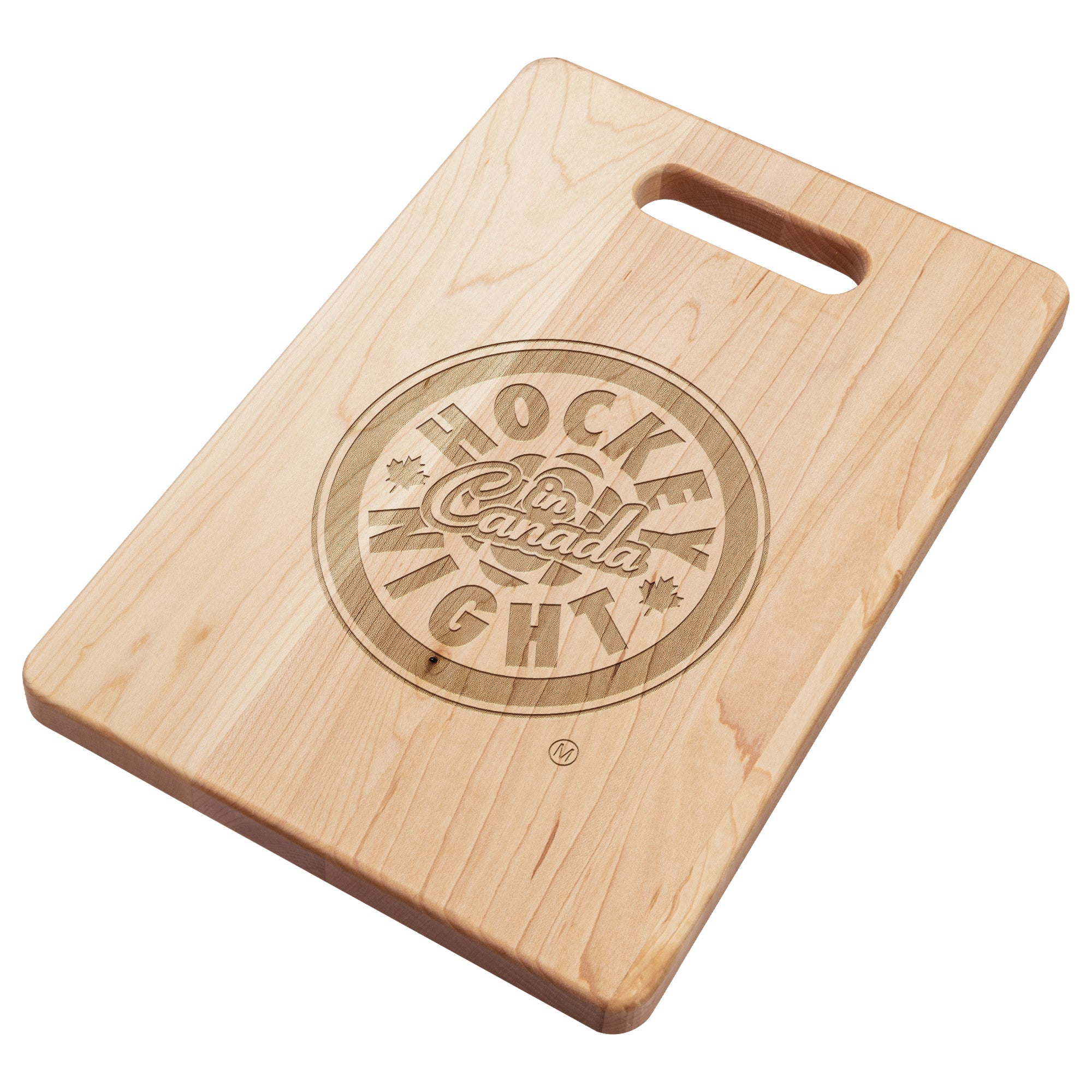 Hockey Night in Canada Maple Cutting Board – Laser Engraved, Handcrafted Solid Maple Kitchen Showpiece