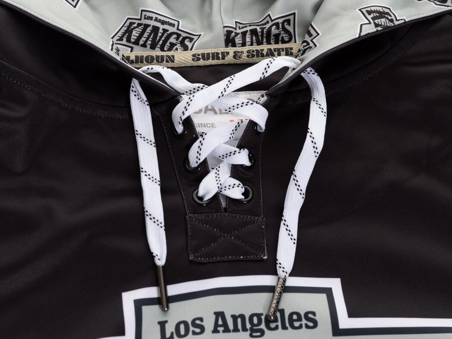 Los Angeles Kings Hockey Lace Hoodie