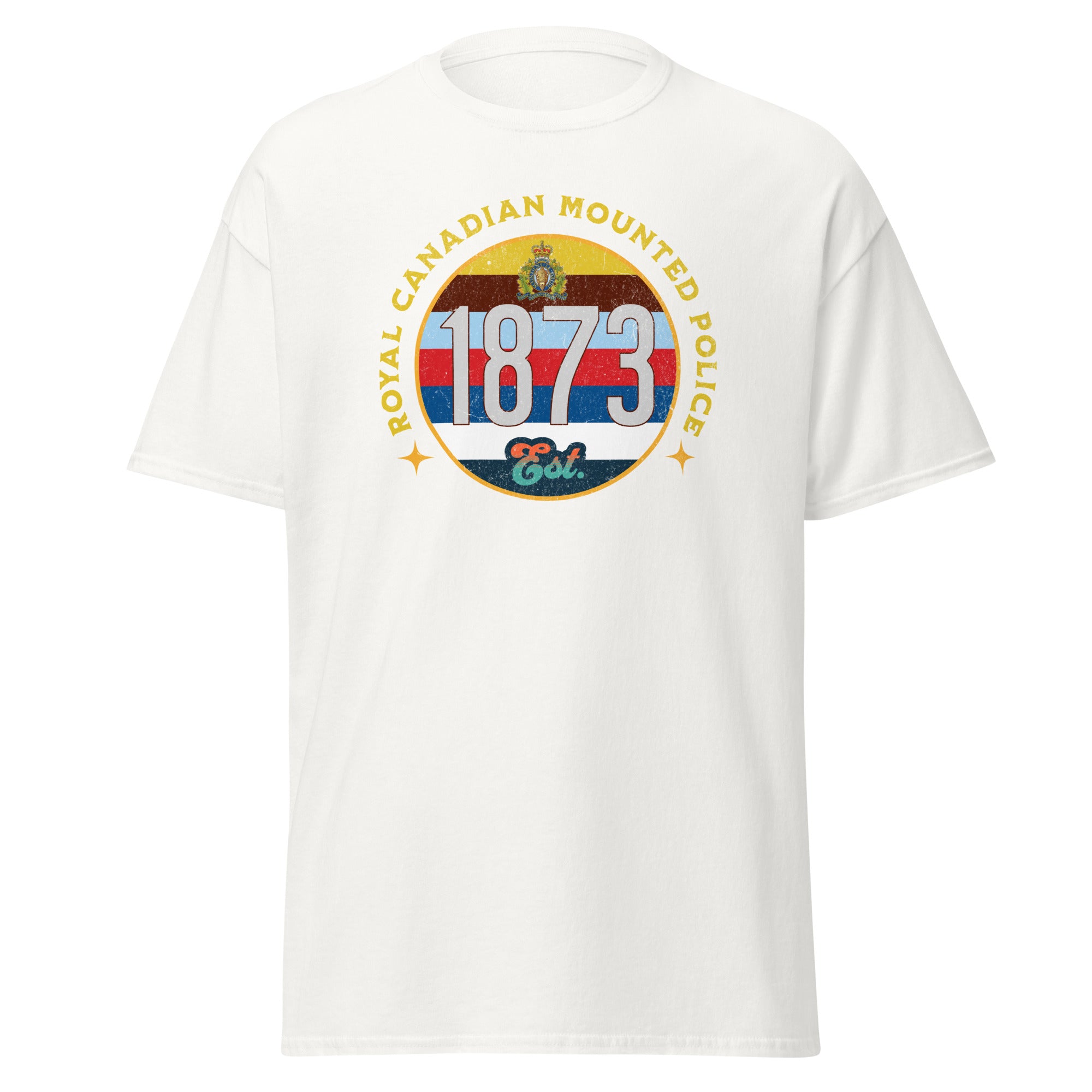 RCMP Men's T-Shirt, Royal Canadian Mounted Police Established 1873 M1