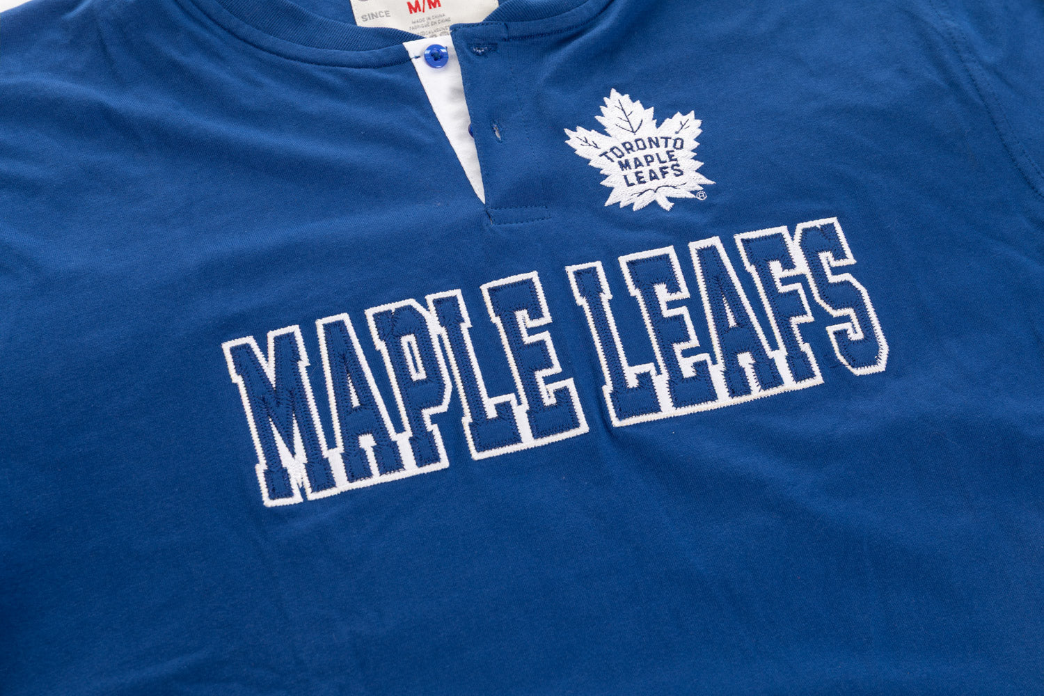 Toronto Maple Leafs Long Sleeve Henley - Presale