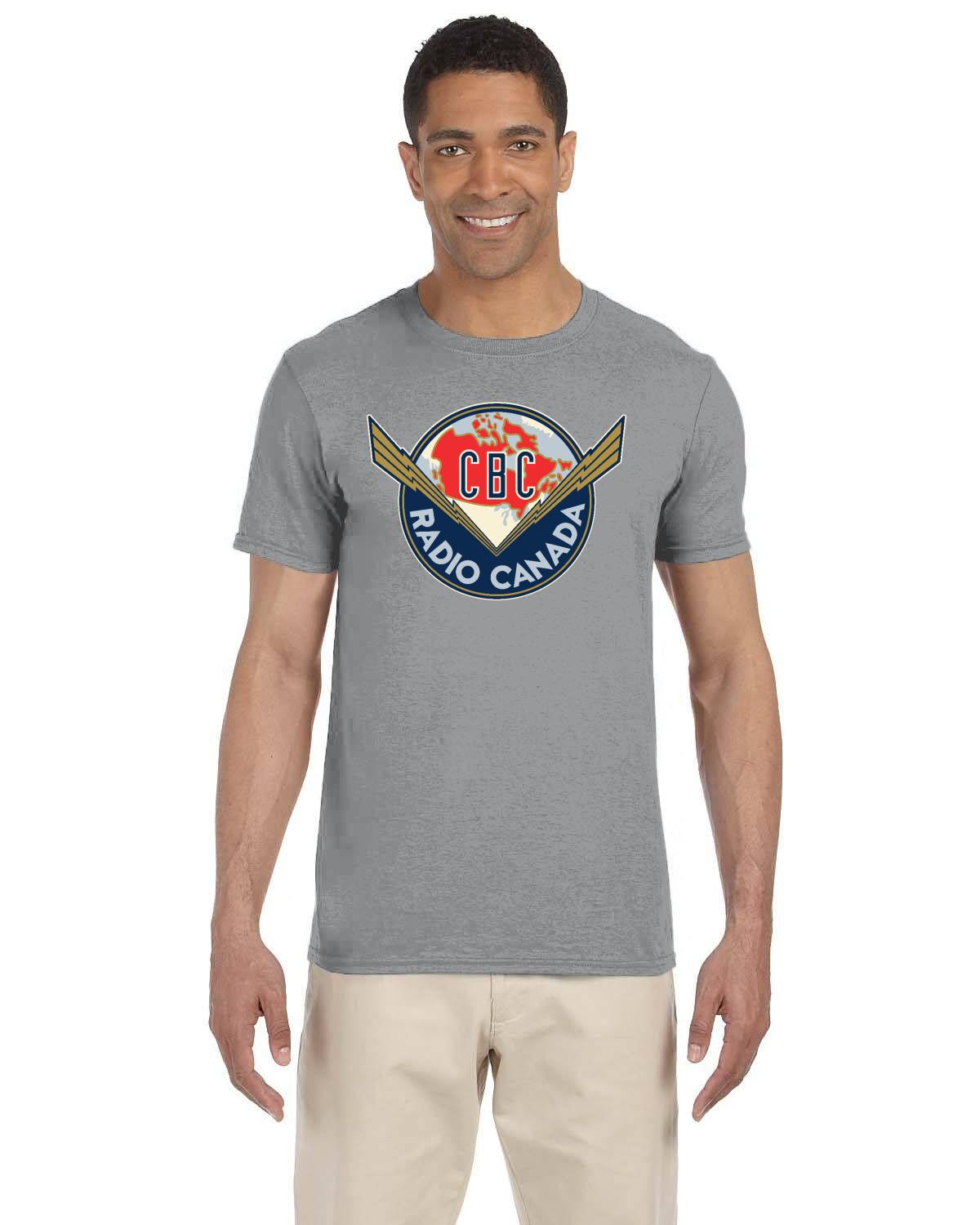 CBC Radio Canada Retro Logo T-Shirt, Canadian Nostalgia, Officially Licensed CBC Apparel