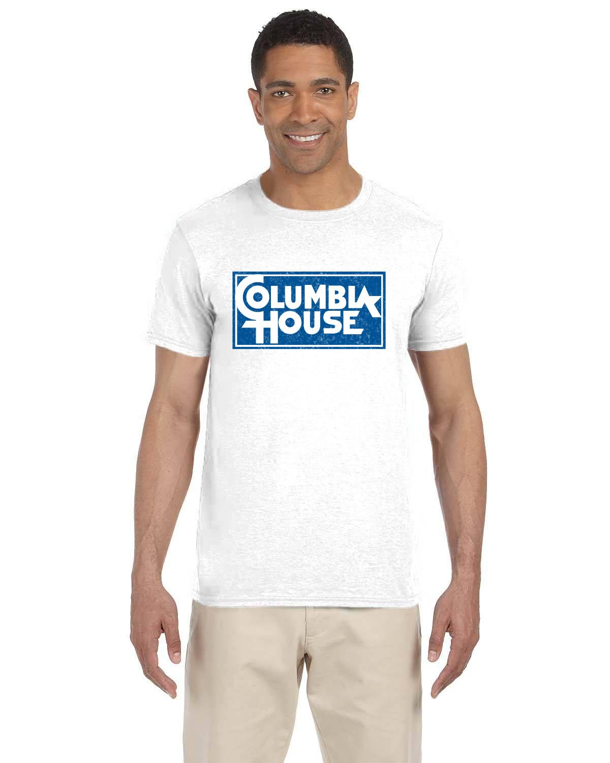 Columbia House Retro CD DVD Club Distressed Logo Canadian Nostalgia T-Shirt