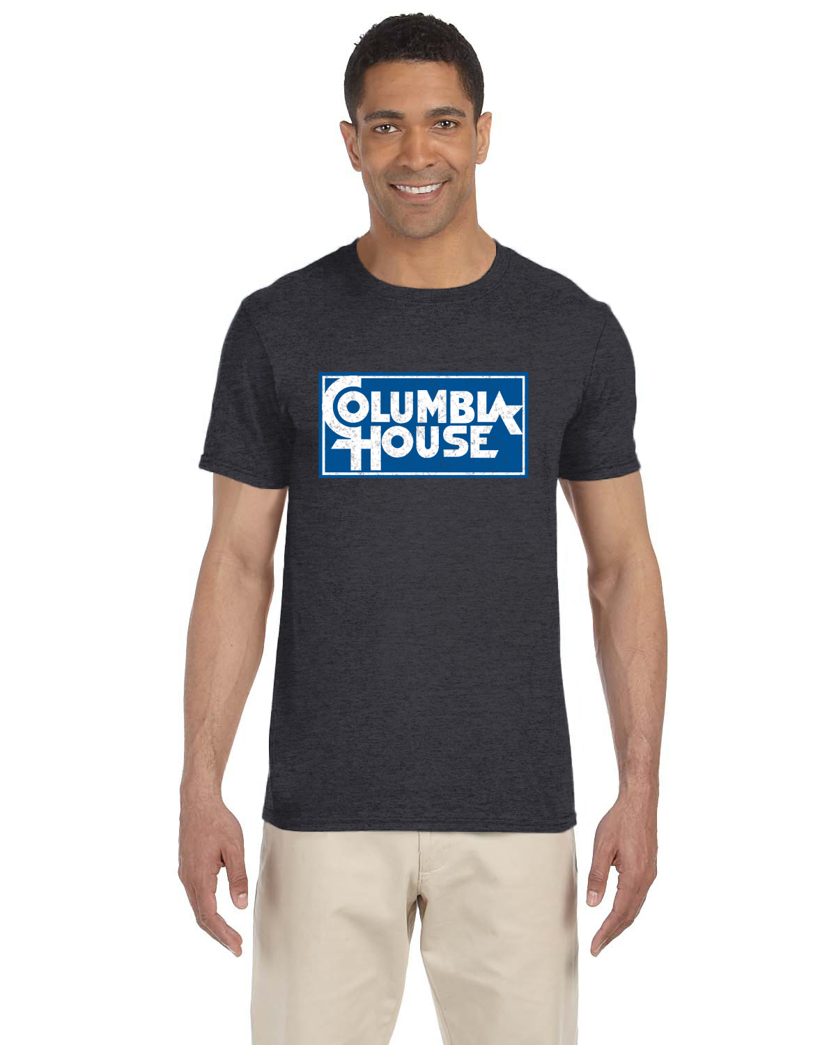 Columbia House Retro CD DVD Club Distressed Logo Canadian Nostalgia T-Shirt