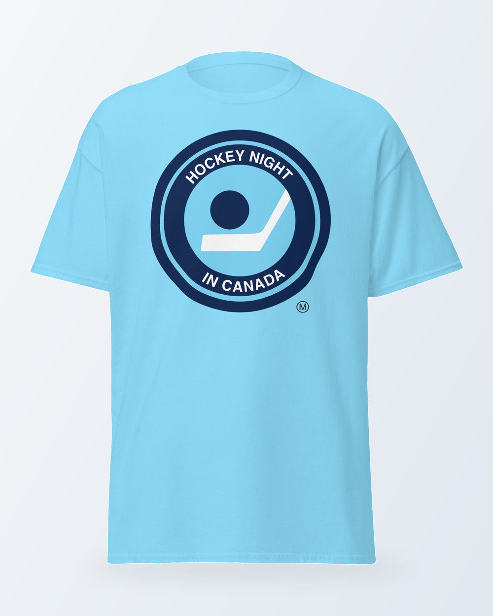 Hockey Night in Canada Retro Logo T-Shirt – Sky Blue