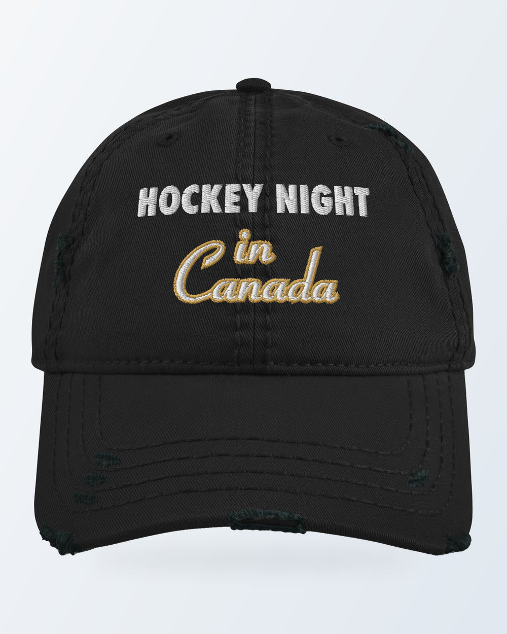 Hockey Night in Canada Embroidered Distressed Dad Hat