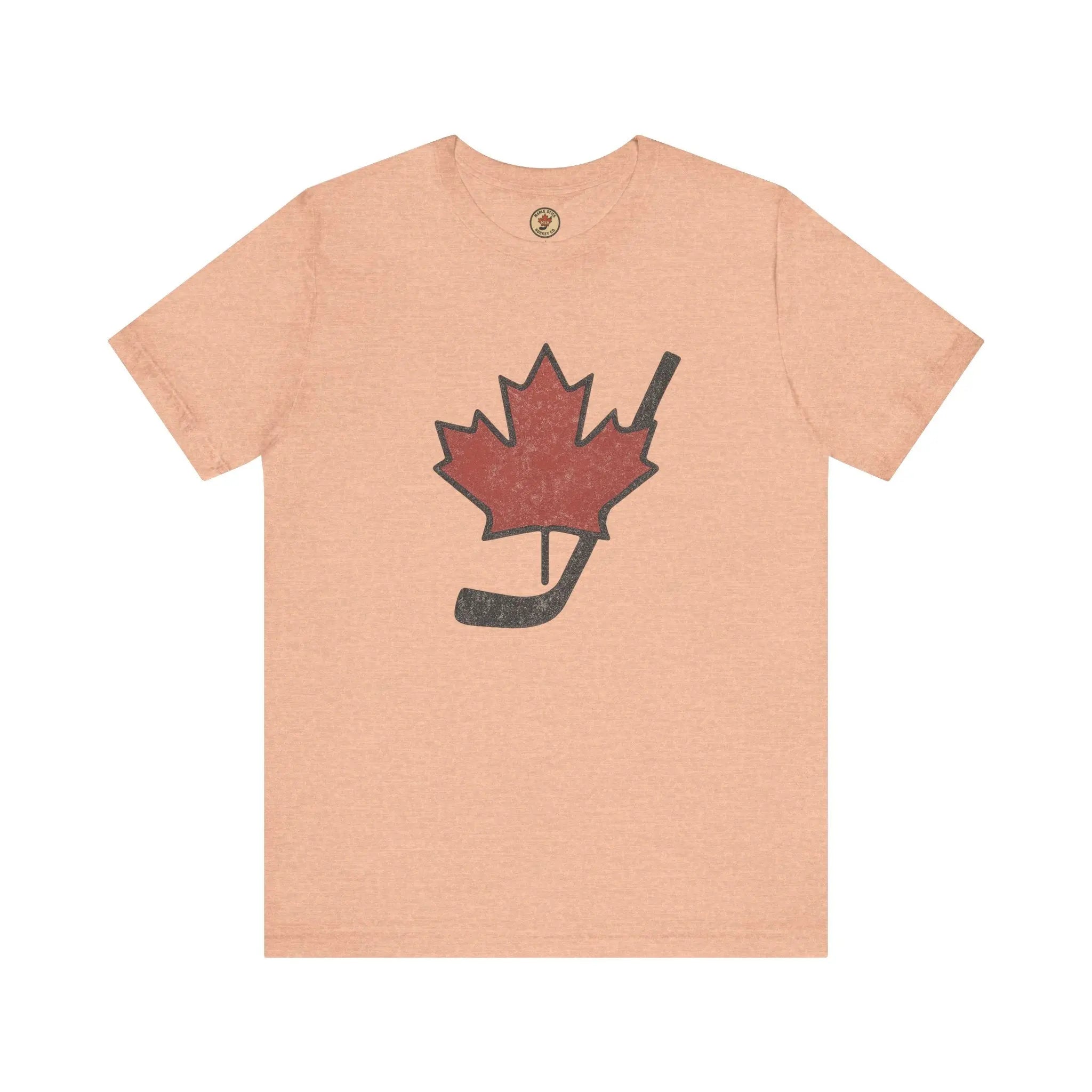 Maple Leaf Hockey Stick T-Shirt – Canadian Pride Shirt