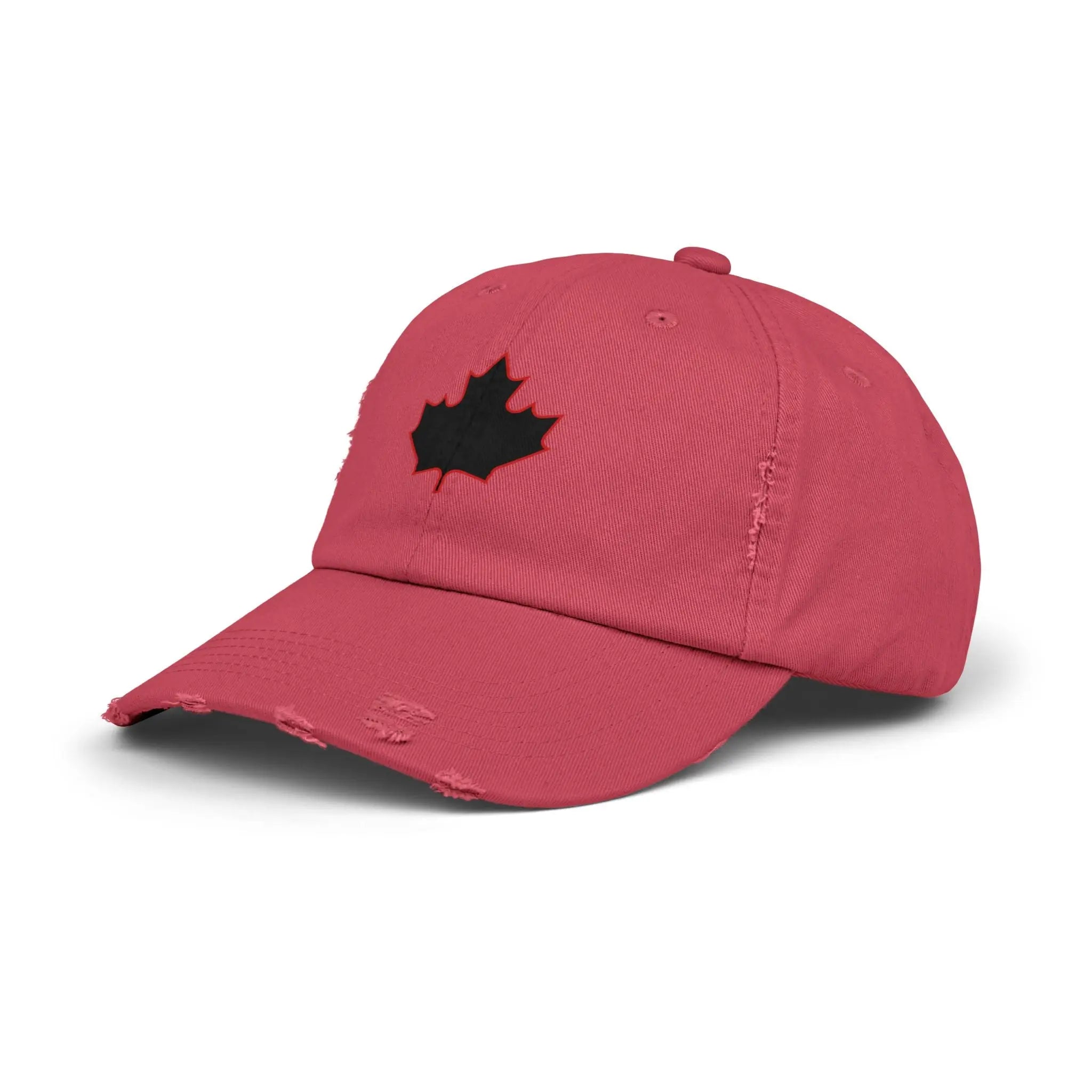 Maple Stick Distressed Hockey Cap – Retro Canadian Style