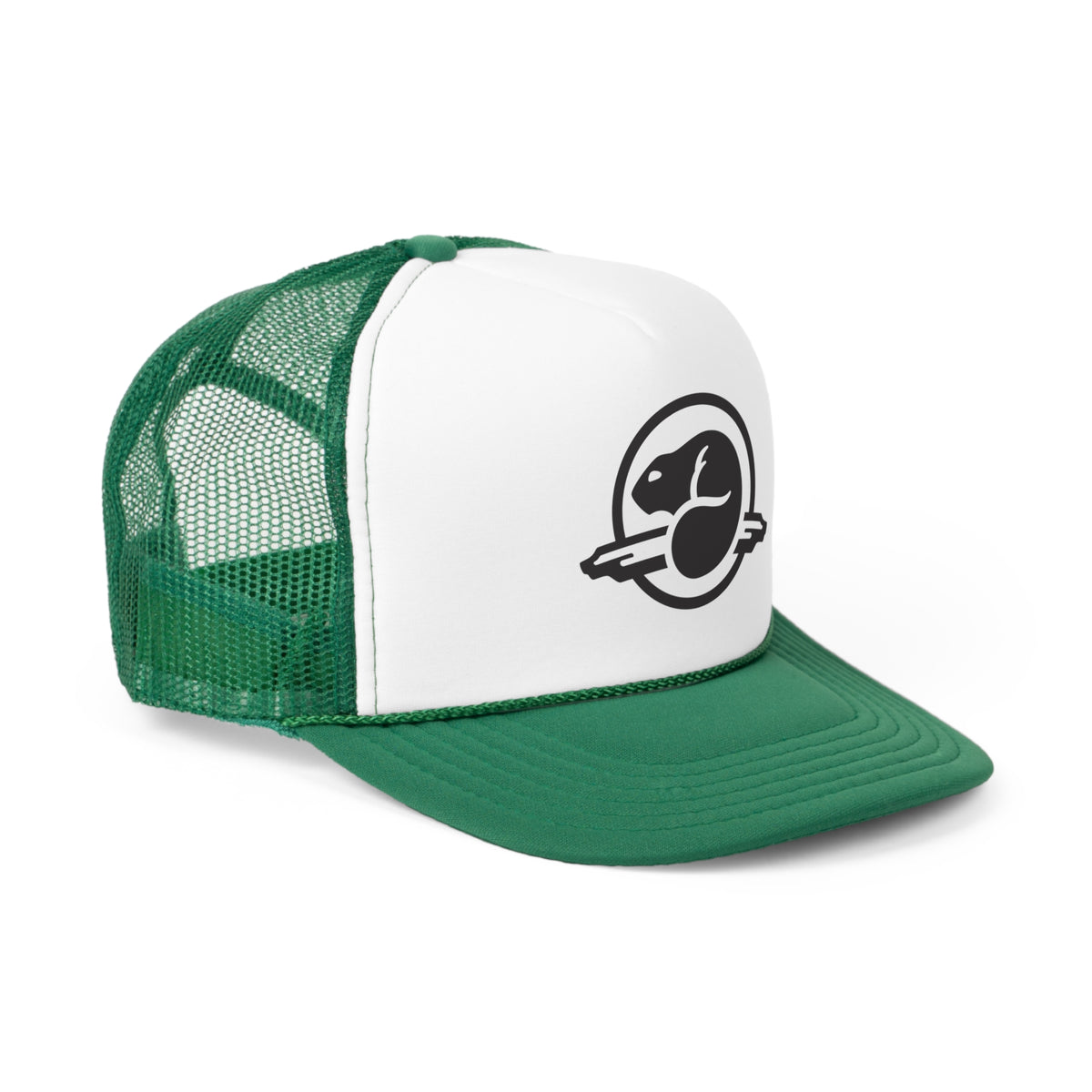 Parks Canada Beaver Non Distressed Logo Trucker Hat, Canadian Heritage, Canadian Nostalgia Trucker Cap — alternate product view 7