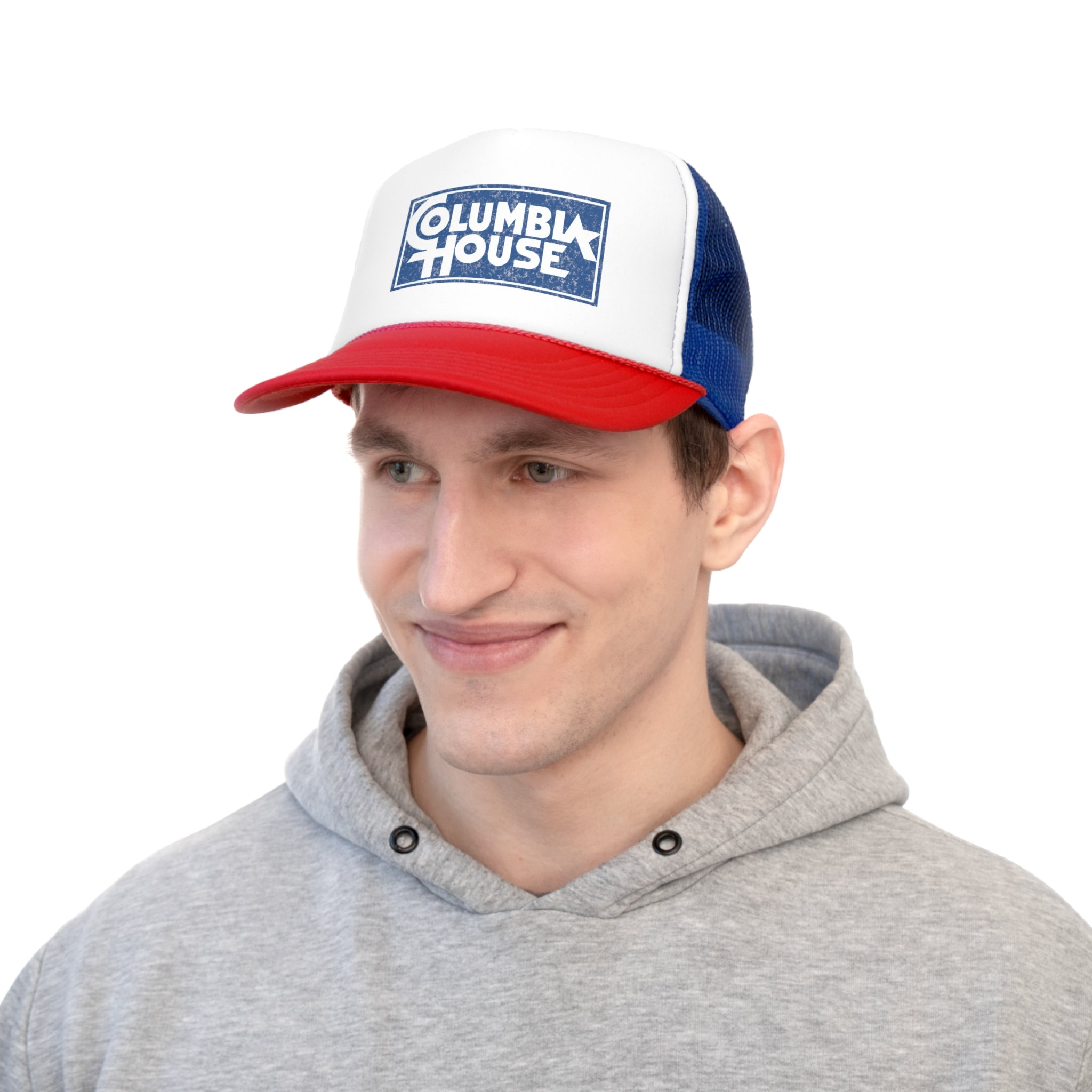 Columbia House Distressed Logo Canadian Nostalgia Trucker Cap
