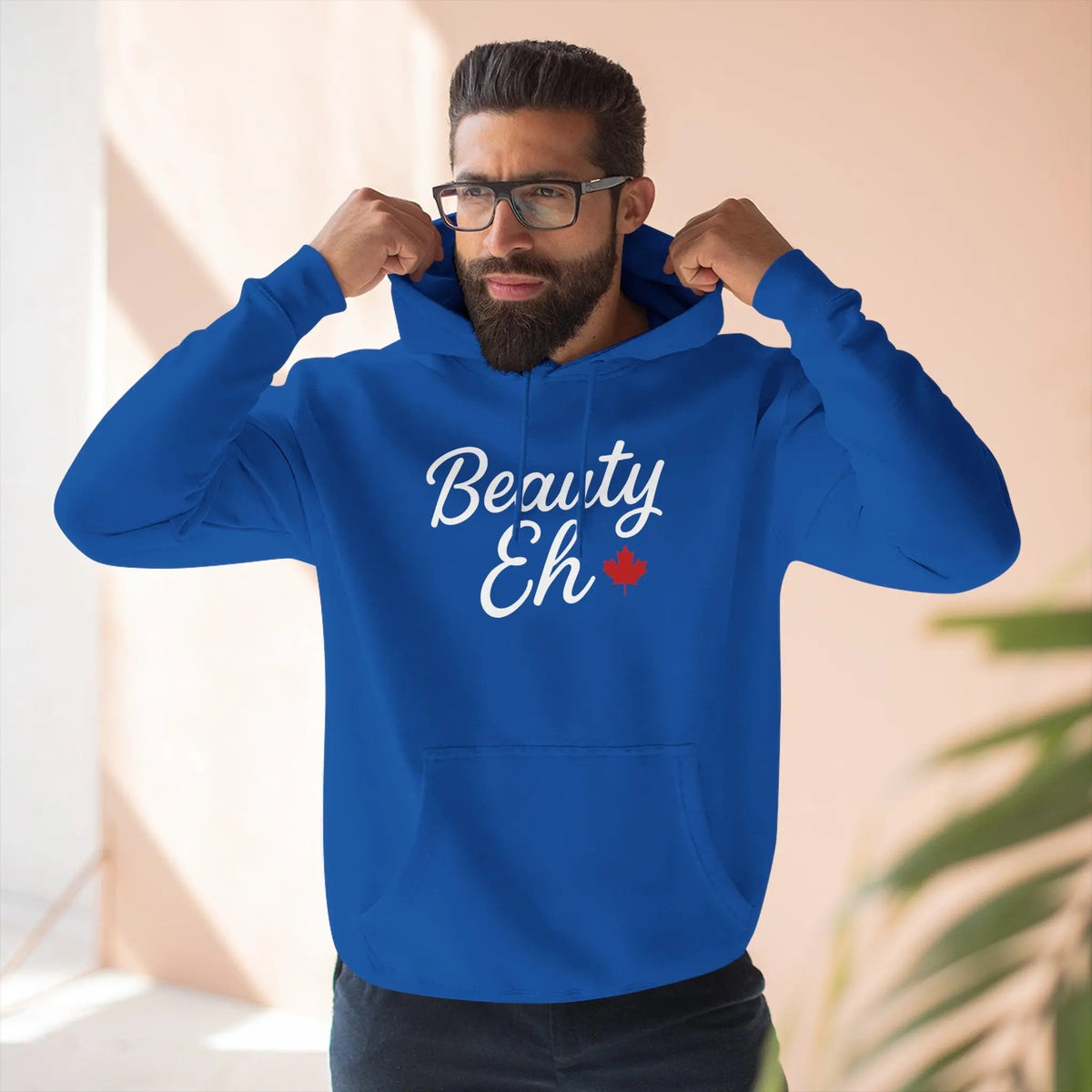 Maple Stick Fleece Hoodie – Canadian Beauty Eh Pullover — alternate product view 7