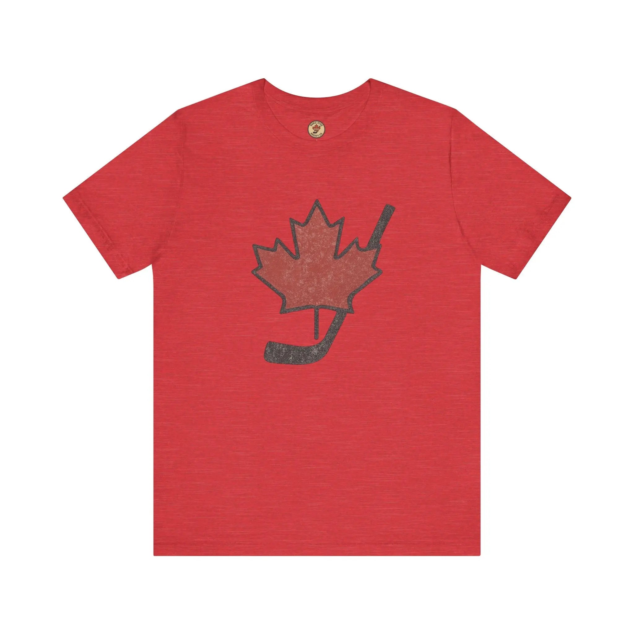 Maple Leaf Hockey Stick T-Shirt – Canadian Pride Shirt