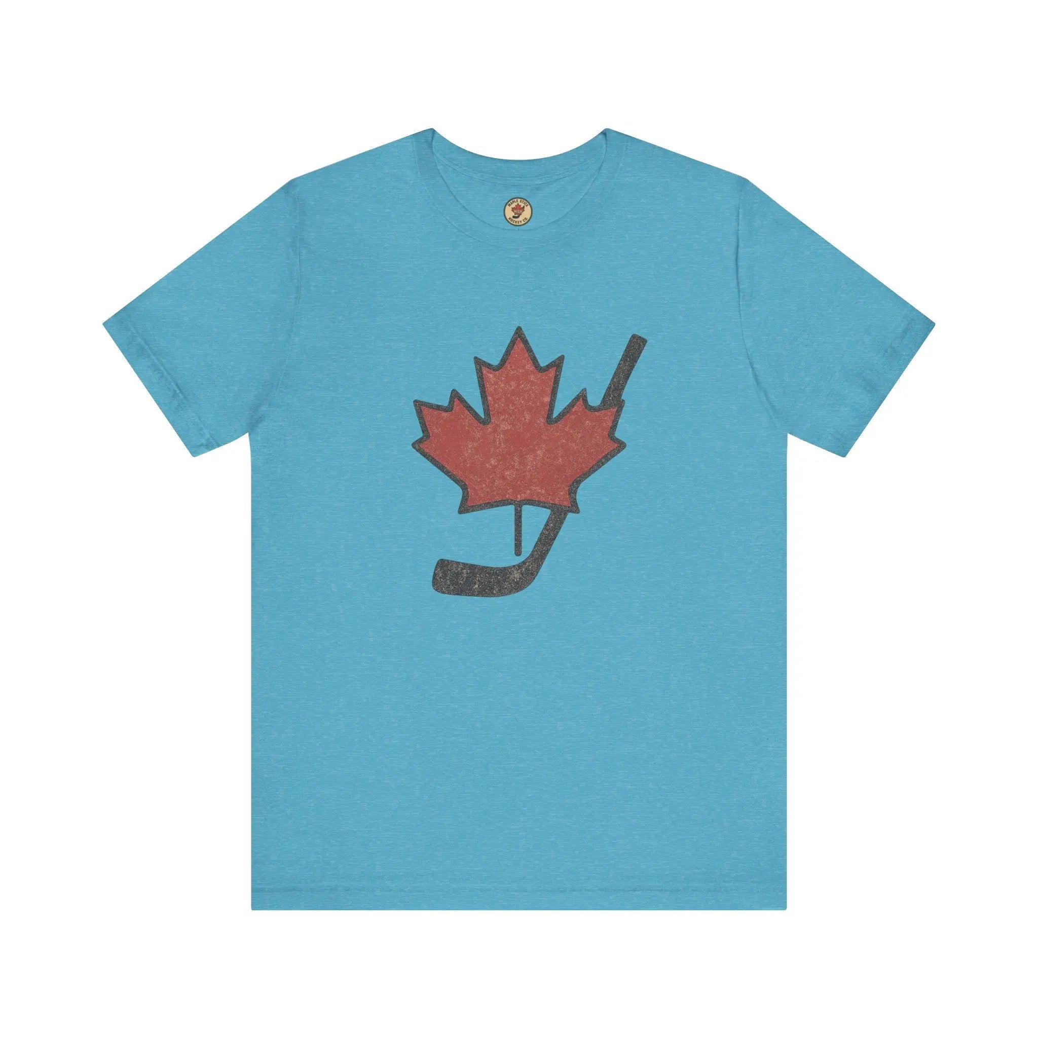Maple Leaf Hockey Stick T-Shirt – Canadian Pride Shirt