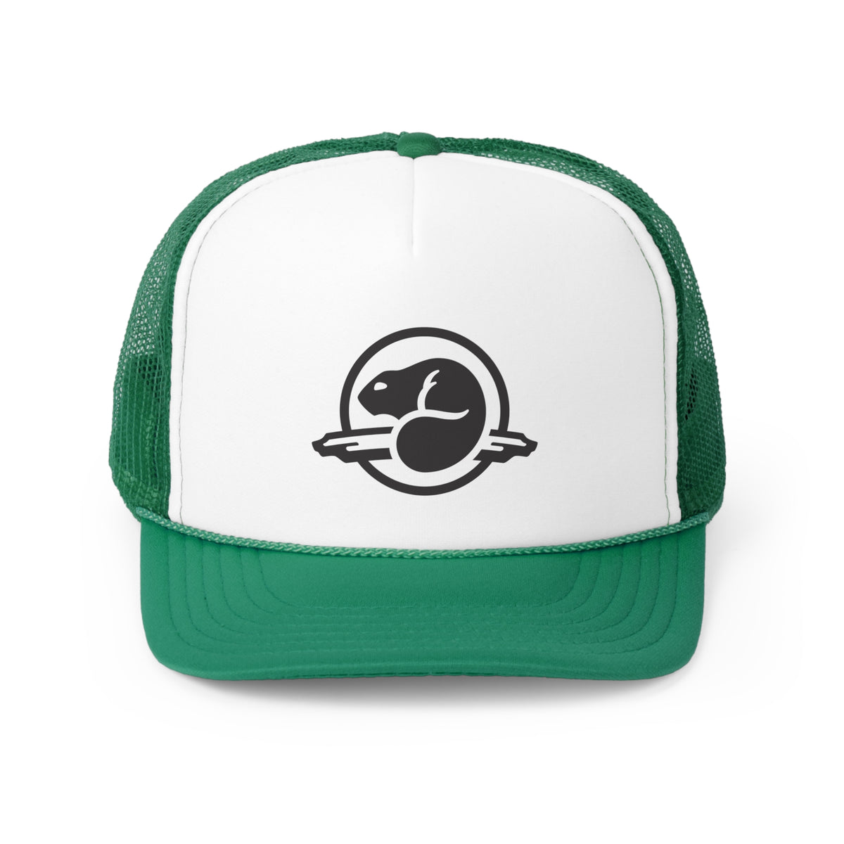 Parks Canada Beaver Non Distressed Logo Trucker Hat, Canadian Heritage, Canadian Nostalgia Trucker Cap — alternate product view 2