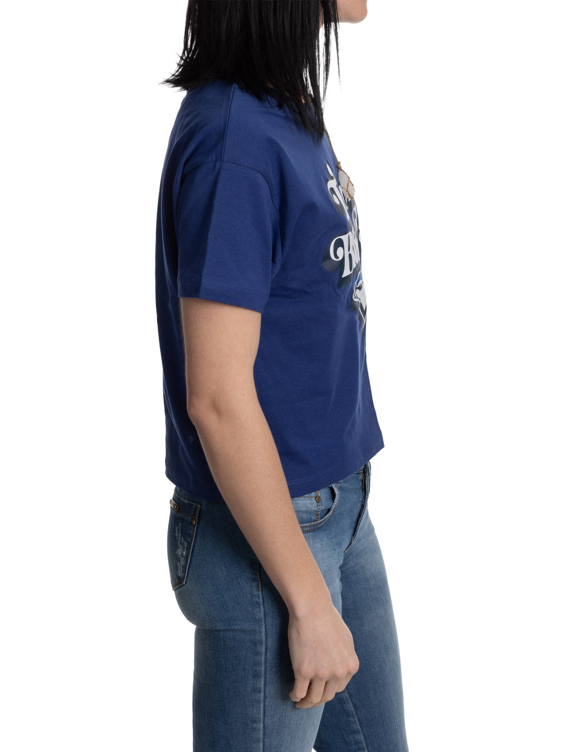 Toronto Blue Jays Ladies Crop T-Shirt — alternate product view 3