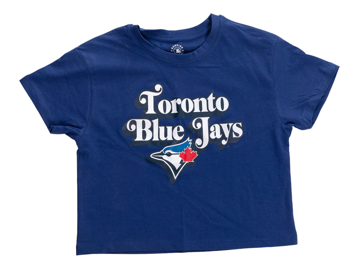 Toronto Blue Jays Ladies Crop T-Shirt — alternate product view 5