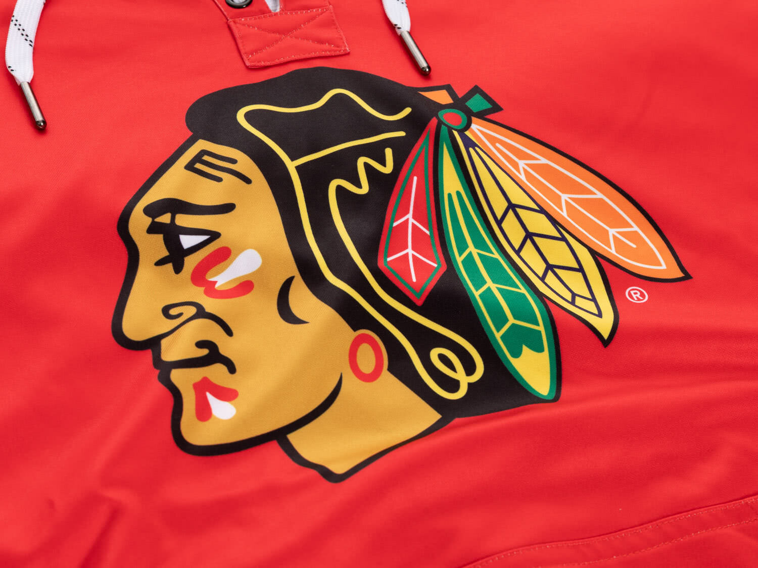 Chicago Blackhawks Hockey Lace Hoodie