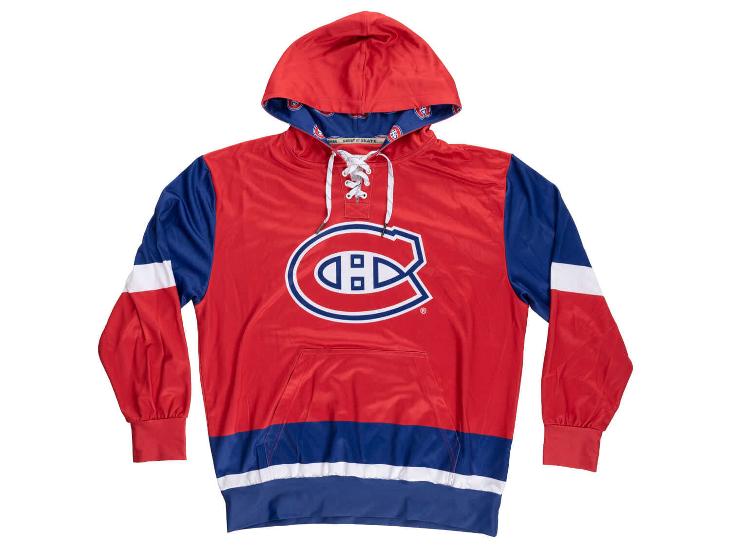Montreal Canadiens Hockey Lace Hoodie