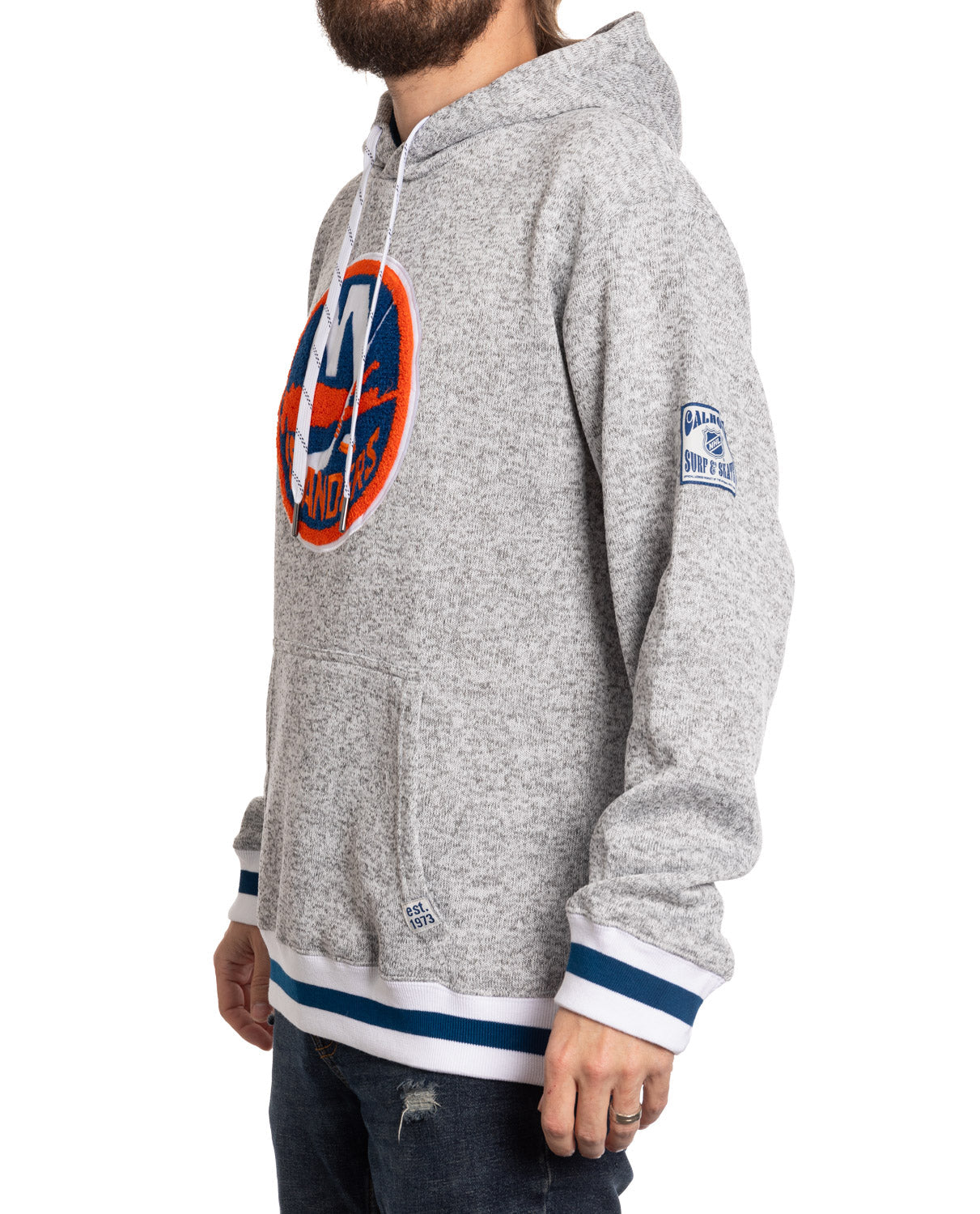 New York Islanders "Muskoka Style" Premium Chenille Woven Logo Hoodie