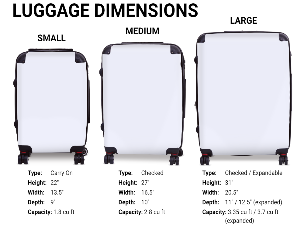 Hockey Night In Canada Luggage - Classic Logo and White Ottawa Sweater Design Officially Licensed