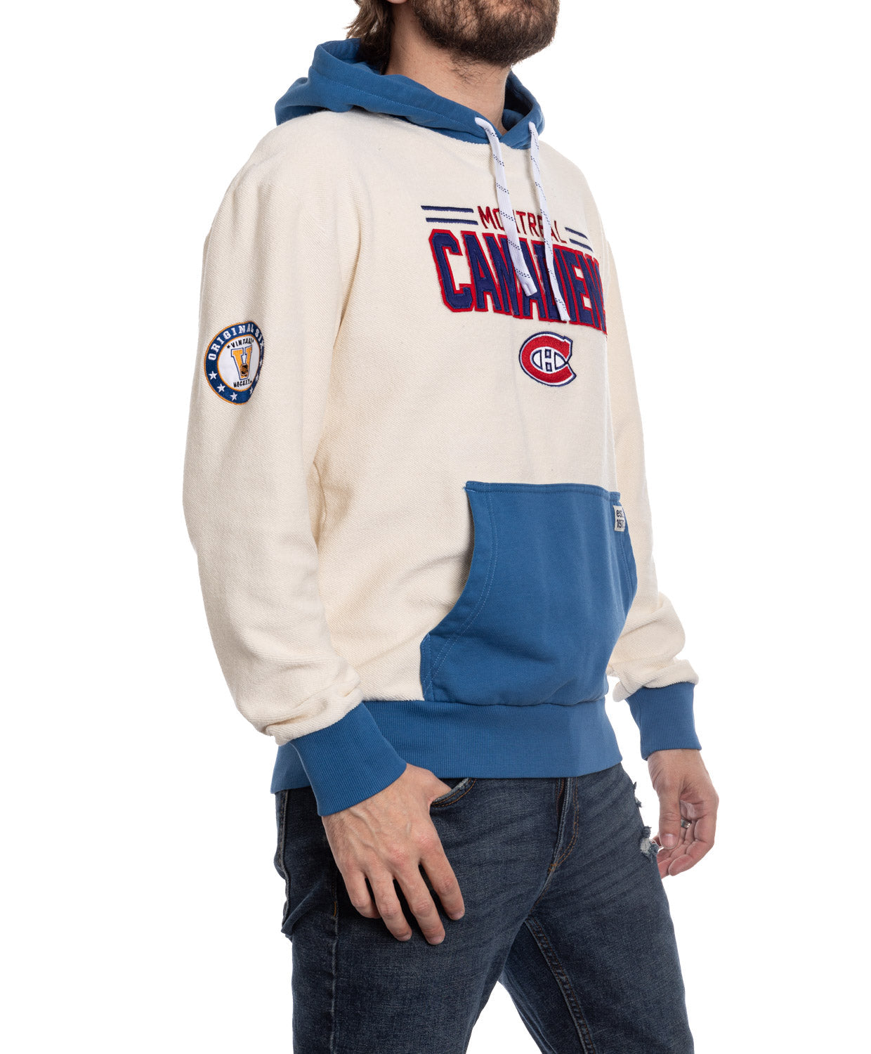 Montreal Canadiens NHL Unisex Reverse Terry Retro Premium Hoodie