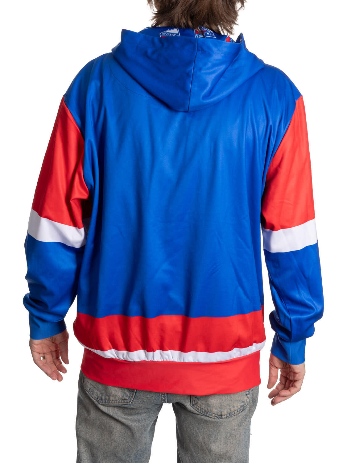 New York Rangers Hockey Lace Hoodie