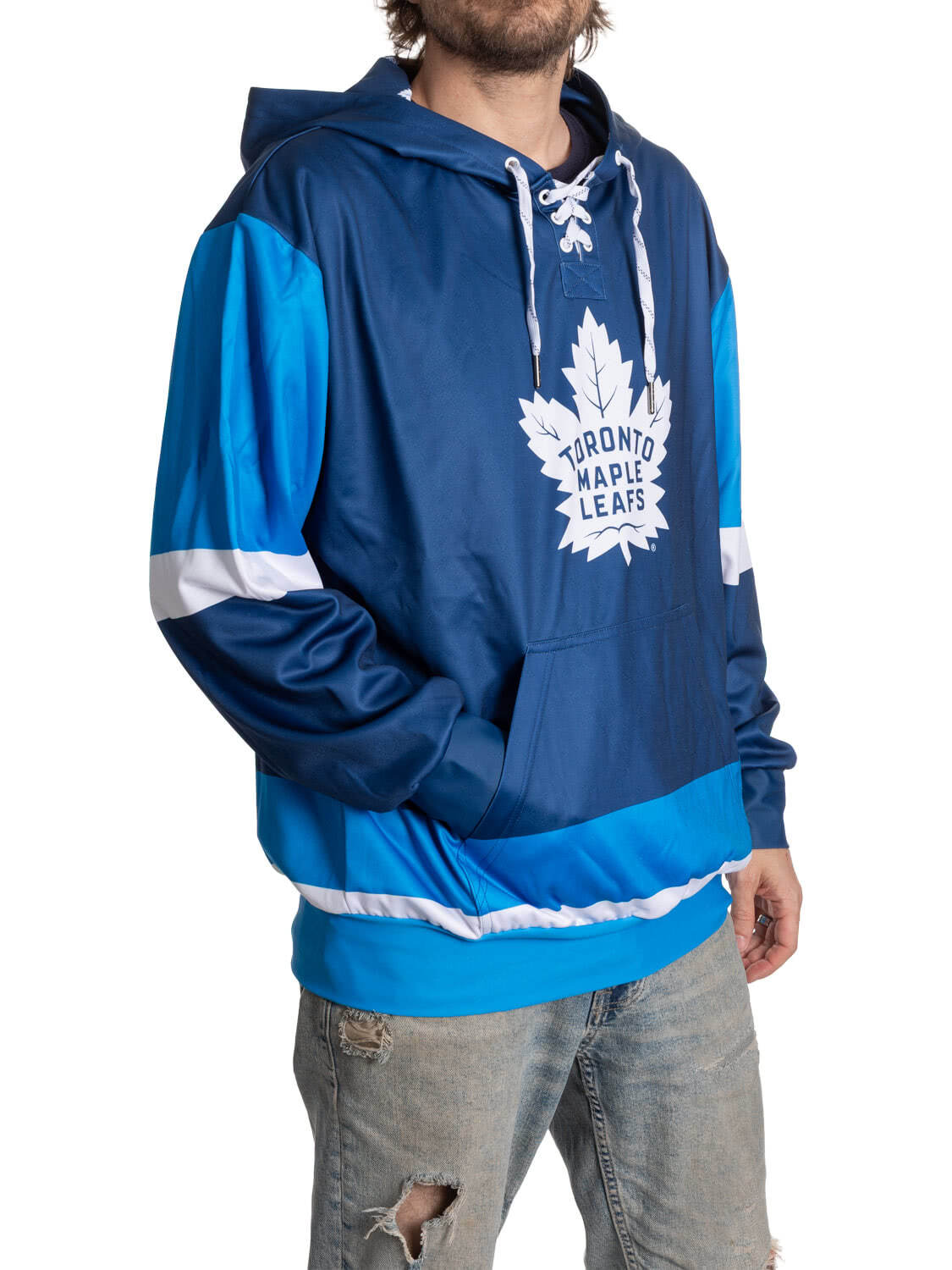Toronto Maple Leafs Hockey Lace Hoodie