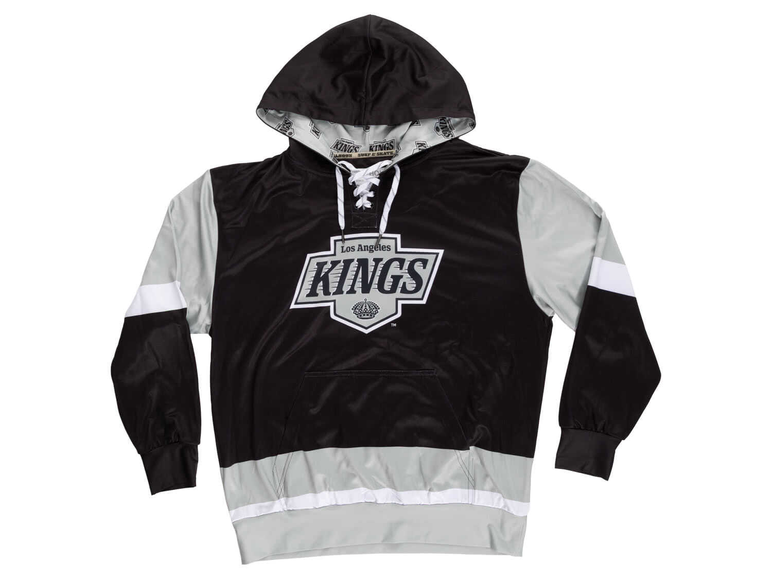 Los Angeles Kings Hockey Lace Hoodie