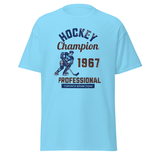 Just the Facts Sports Shirt, Toronto Team 1967 Championship Player, Athletic Heritage Shirt, Men's Shirt