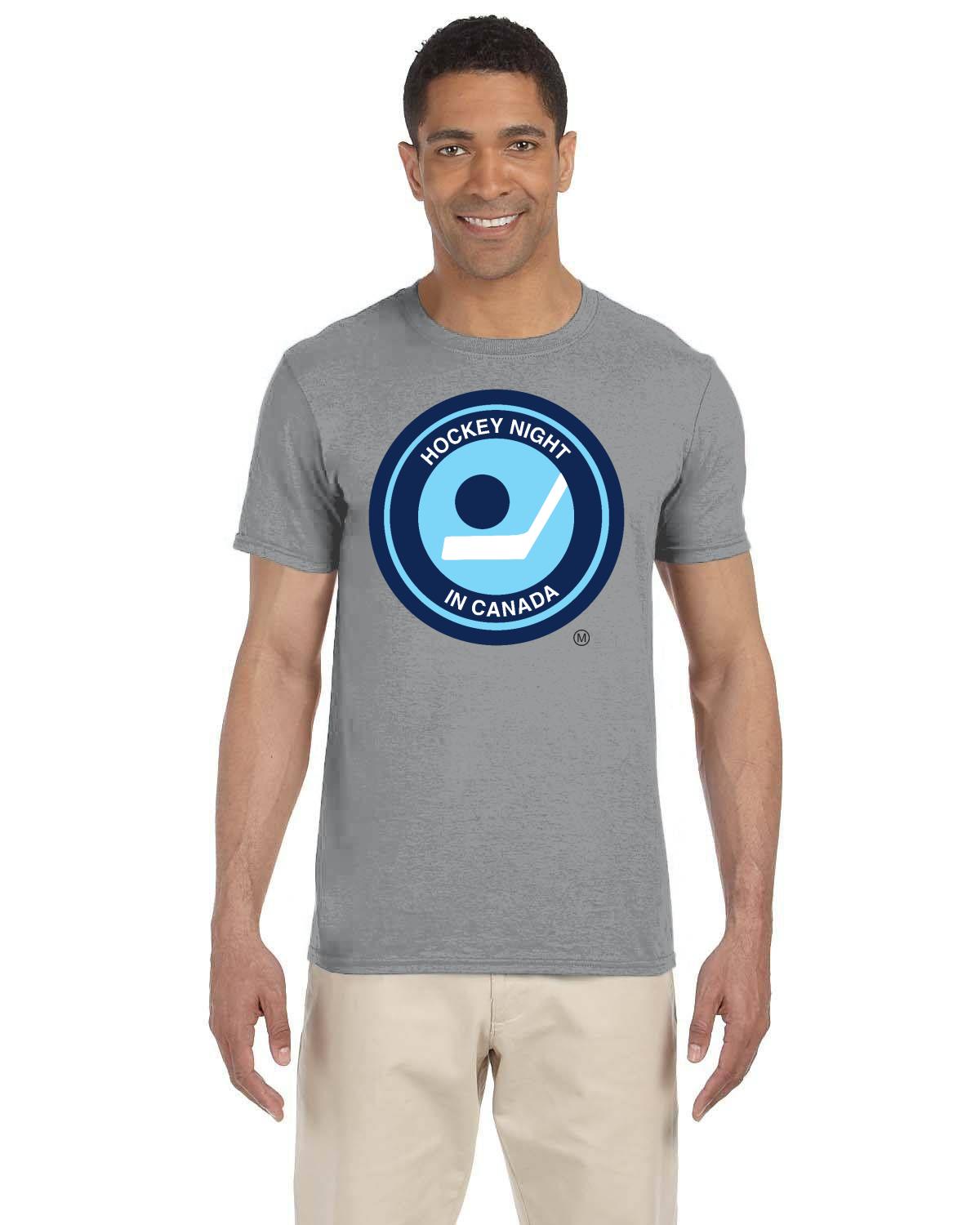 Hockey Night In Canada Retro Logo, Hockey T-Shirt, HNIC T-Shirt - Officially Licensed CBC Apparel