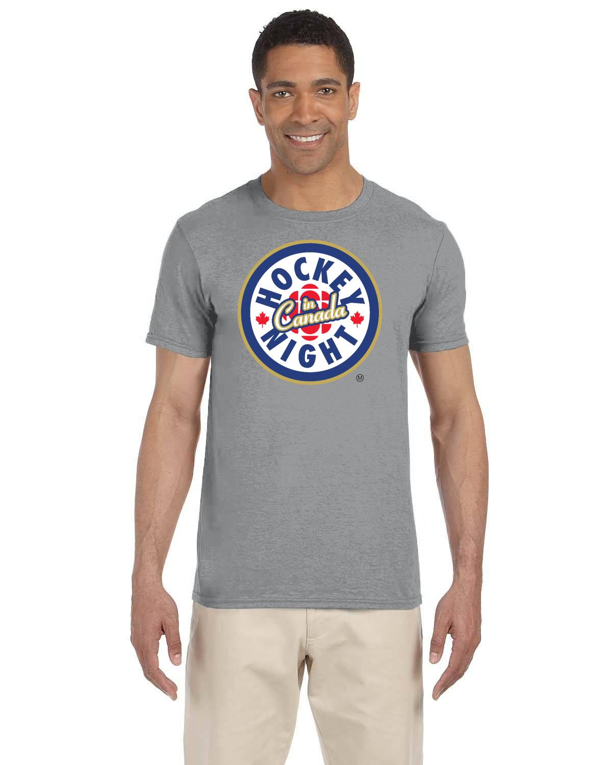 Hockey Night In Canada No Shadow Logo, Hockey T-Shirt, HNIC T-Shirt - Officially Licensed CBC Apparel