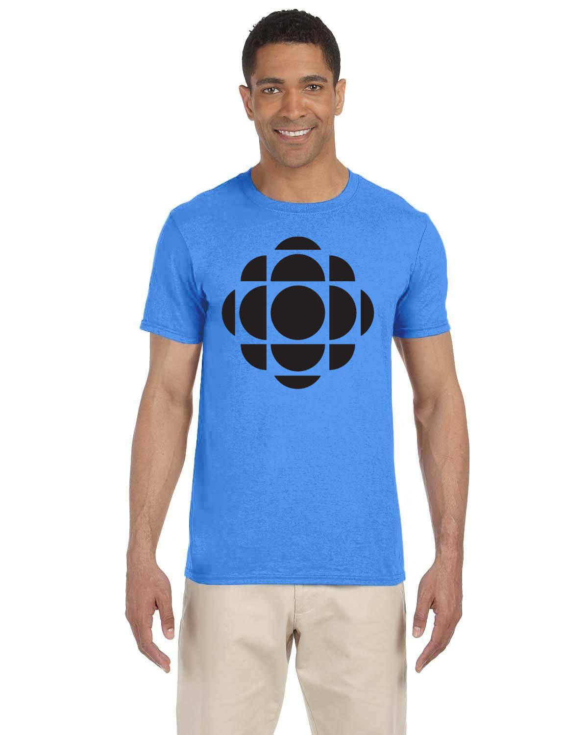 CBC Gem Black Logo T-Shirt, Canadian Nostalgia, Officially Licensed CBC Apparel