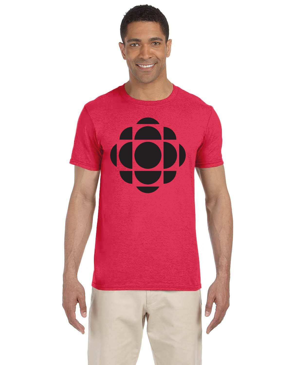 CBC Gem Black Logo T-Shirt, Canadian Nostalgia, Officially Licensed CBC Apparel