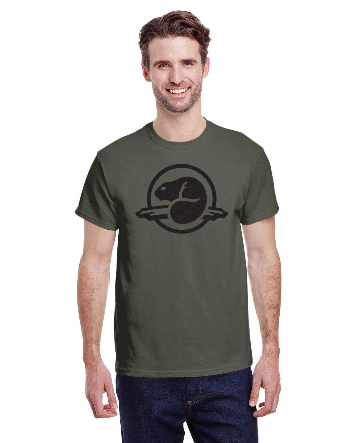 Parks Canada Beaver Distressed Logo T-Shirt, Canadian Heritage, Canadian Nostalgia Shirt