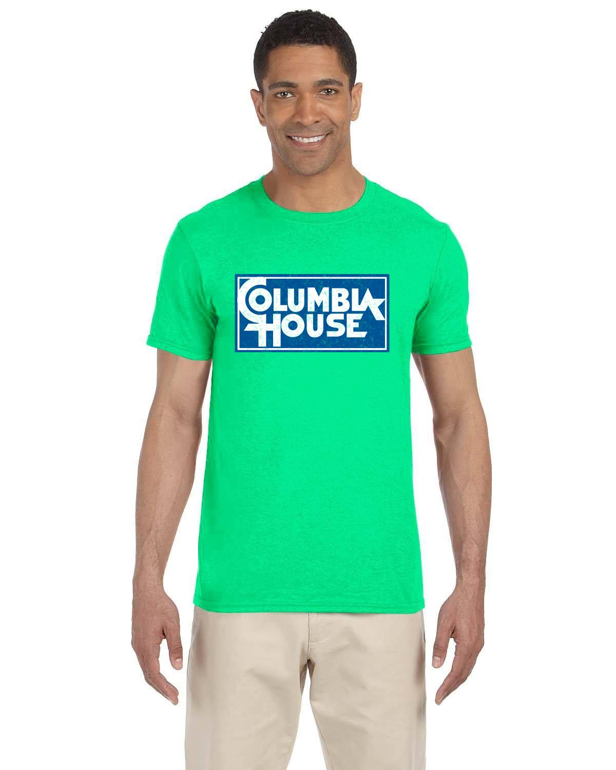 Columbia House Retro CD DVD Club Distressed Logo Canadian Nostalgia T-Shirt