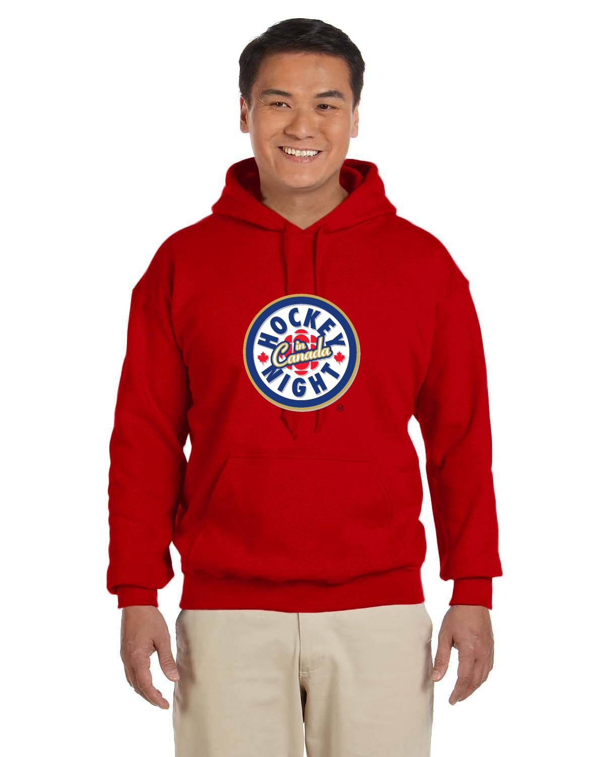 Hockey Night In Canada Shadow Logo, Hockey Hoodie, HNIC Hoodie - Officially Licensed CBC Apparel
