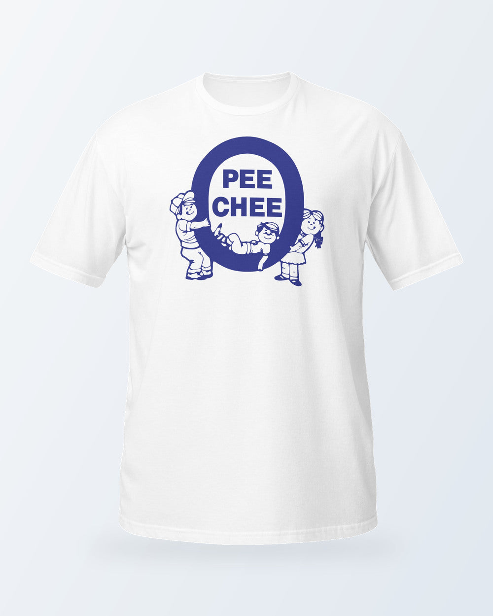 O Pee Chee Canadian Nostalgia T-Shirt Blue Non Distressed Logo