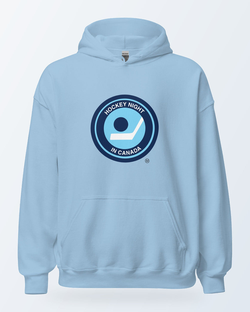 Hockey Night in Canada Retro Logo Hoodie – Light Blue
