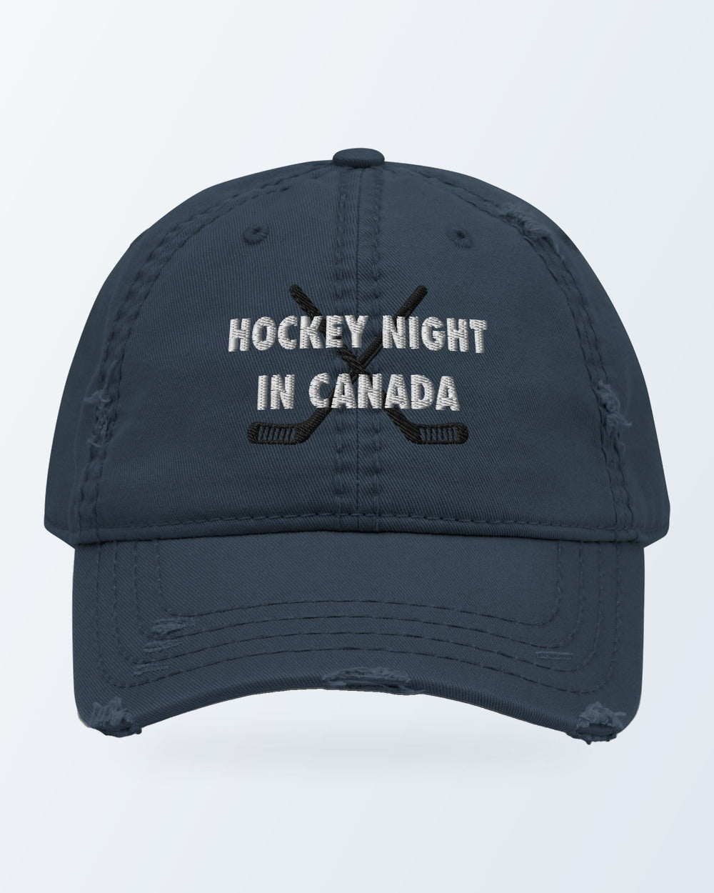 Hockey Night in Canada Distressed Dad Hat – Hockey Stick