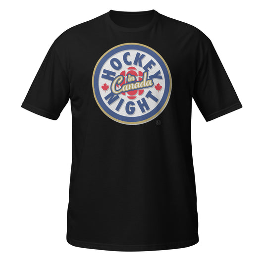 Hockey Night In Canada Shadow Logo, Hockey T-Shirt, HNIC T-Shirt - Officially Licensed CBC Apparel