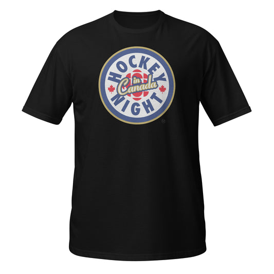 Hockey Night In Canada No Shadow Logo, Hockey T-Shirt, HNIC T-Shirt - Officially Licensed CBC Apparel