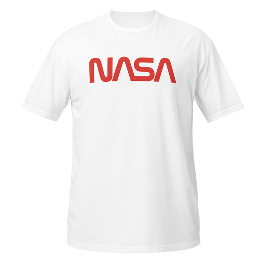 NASA Worm Logo Men's T-Shirt: Official Space Agency Graphic Tee
