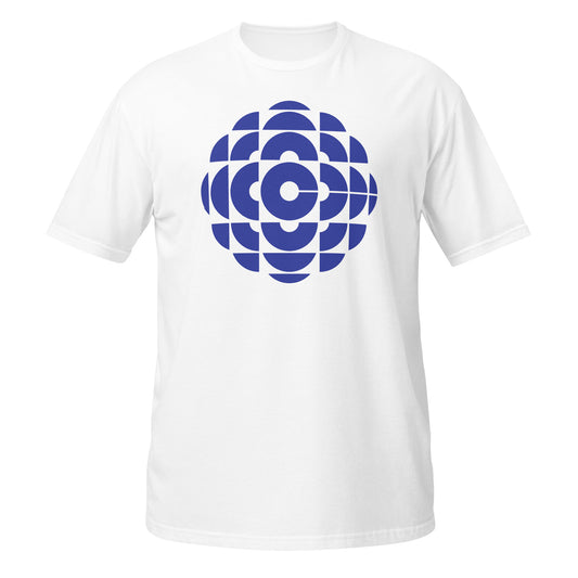 CBC 80's Retro Gem Logo T-Shirt, Canadian Nostalgia, Officially Licensed CBC Apparel