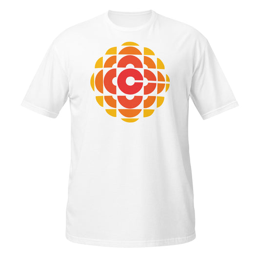 CBC 70's Retro Gem Logo T-Shirt, Canadian Nostalgia, Officially Licensed CBC Apparel